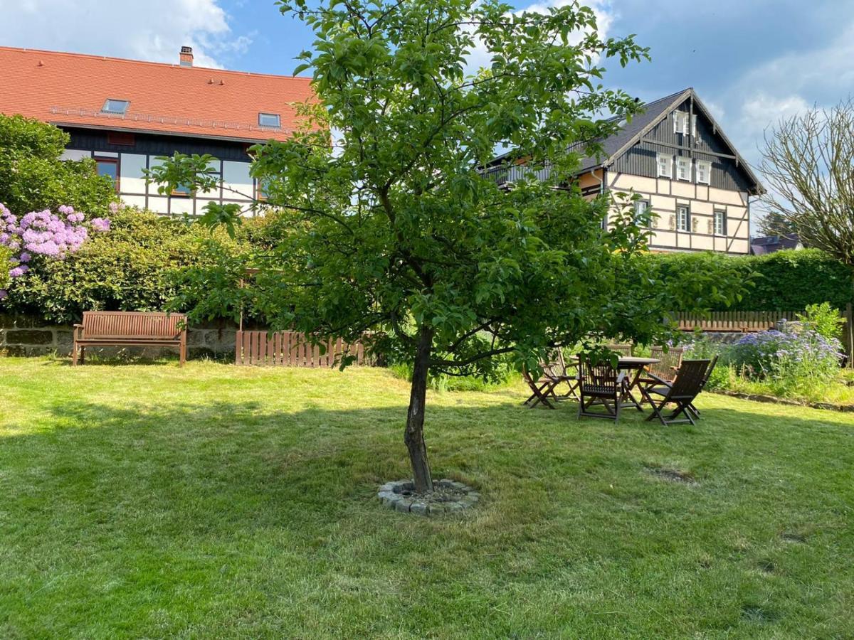 Urlaubsfreude Biedermann Haus Gluecksstein - Mondstein Apartment Бад Шандау Екстериор снимка